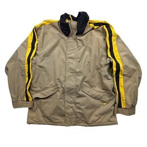 Vintage Hurley 999 Ski Snowboard Jacket Mens Large Nine Nine Nine Yellow